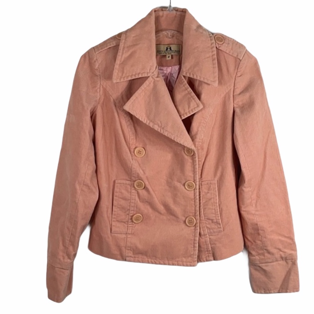 Juicy Couture Retro Corduroy Jacket Cotton Pink XS